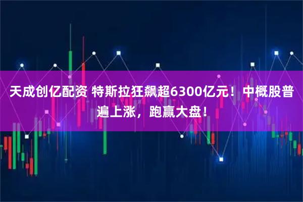 天成创亿配资 特斯拉狂飙超6300亿元！中概股普遍上涨，跑赢大盘！